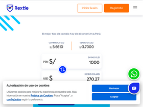 'rextie.com' screenshot