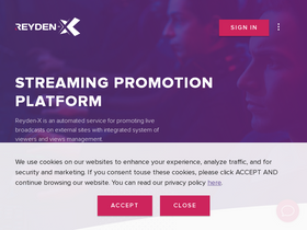 'reyden-x.com' screenshot