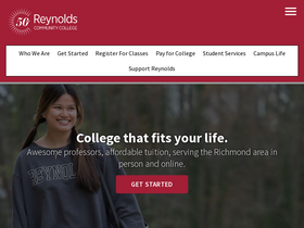 'reynolds.edu' screenshot