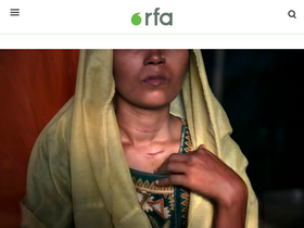 'rfa.org' screenshot