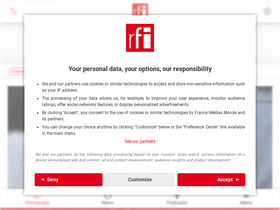 'rfi.fr' screenshot
