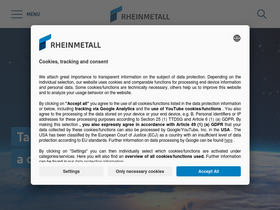 'rheinmetall-defence.com' screenshot