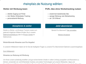 'rheinpfalz.de' screenshot
