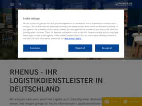 'rhenus.com' screenshot