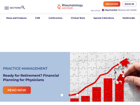 'rheumatologyadvisor.com' screenshot