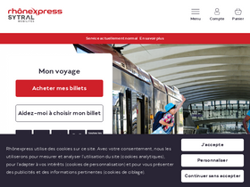 'rhonexpress.fr' screenshot
