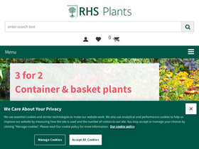 'rhsplants.co.uk' screenshot