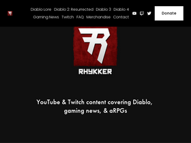 'rhykker.com' screenshot