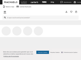 'riachuelo.com.br' screenshot
