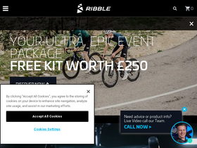 'ribblecycles.co.uk' screenshot