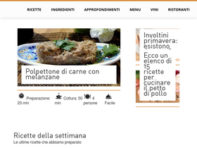 'ricette.com' screenshot