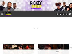 'rickeysmileymorningshow.com' screenshot