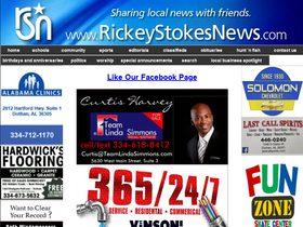 'rickeystokesnews.com' screenshot