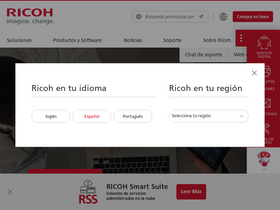 'ricoh-americalatina.com' screenshot