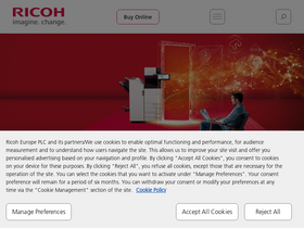 'ricoh-europe.com' screenshot