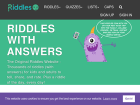 'riddles.com' screenshot