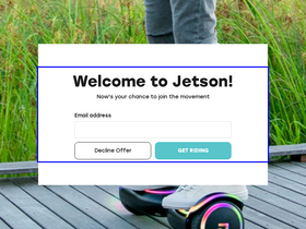 'ridejetson.com' screenshot