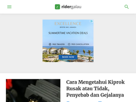 'ridergalau.com' screenshot