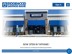 'ridgewoodbank.com' screenshot