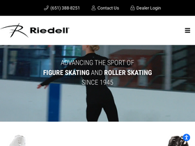 'riedellskates.com' screenshot