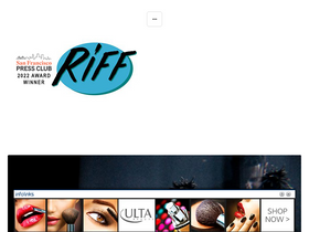 'riffmagazine.com' screenshot