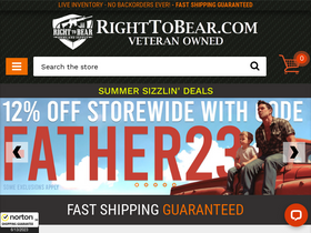 'righttobear.com' screenshot