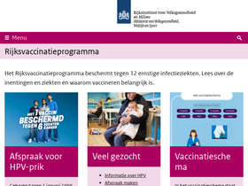 'rijksvaccinatieprogramma.nl' screenshot