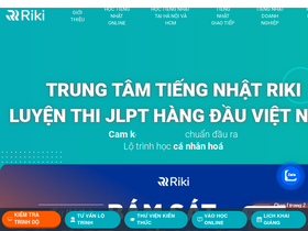 'riki.edu.vn' screenshot