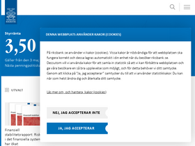 'riksbank.se' screenshot