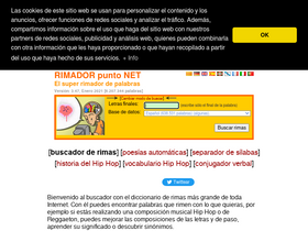 'rimador.net' screenshot