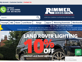 'rimmerbros.com' screenshot