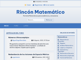 'rinconmatematico.com' screenshot