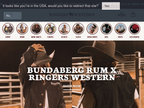 'ringerswestern.com' screenshot