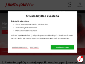 'rintajouppi.fi' screenshot