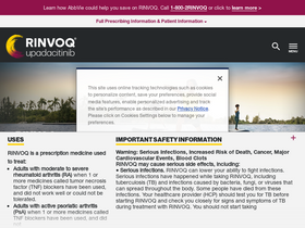 'rinvoq.com' screenshot