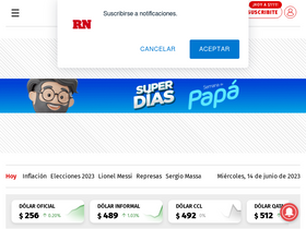 'rionegro.com.ar' screenshot