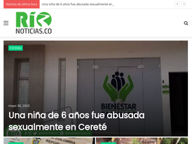 'rionoticias.co' screenshot