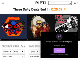 'riptapparel.com' screenshot