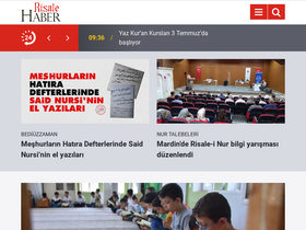 'risalehaber.com' screenshot