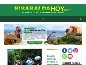 'risaraldahoy.com' screenshot