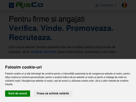 'risco.ro' screenshot