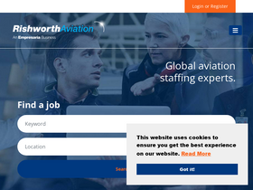 'rishworthaviation.com' screenshot