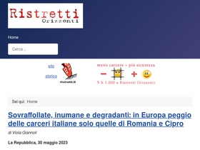 'ristretti.org' screenshot