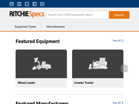 'ritchiespecs.com' screenshot