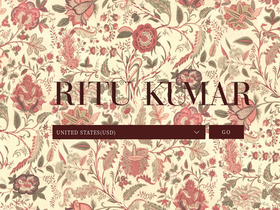 'ritukumar.com' screenshot