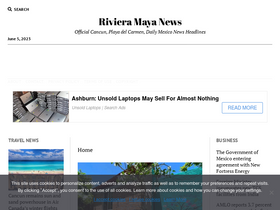'riviera-maya-news.com' screenshot