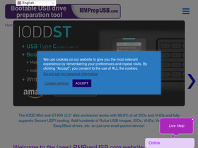 'rmprepusb.com' screenshot