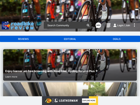 'roadbikereview.com' screenshot