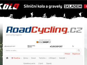 'roadcycling.cz' screenshot
