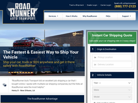 'roadrunnerautotransport.com' screenshot